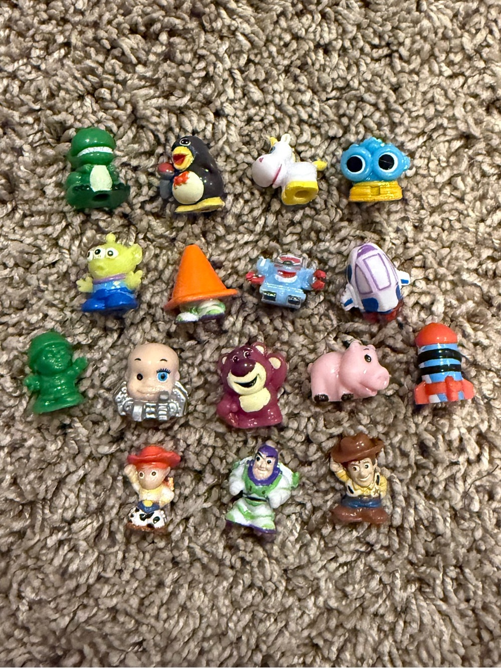 Toy Story Squinkies 16pc Lot Woody Buzz Jessie Lotso + Original Capsules